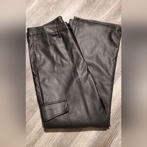 tgla Vegan/Faux Leather Cargo pants Size 17/18 Women's